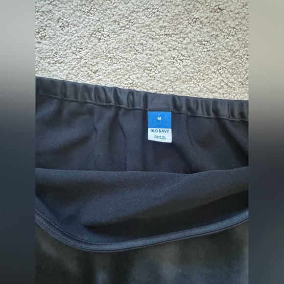 Old Navy Black Midi Satin Skirt - Picture 2 of 2